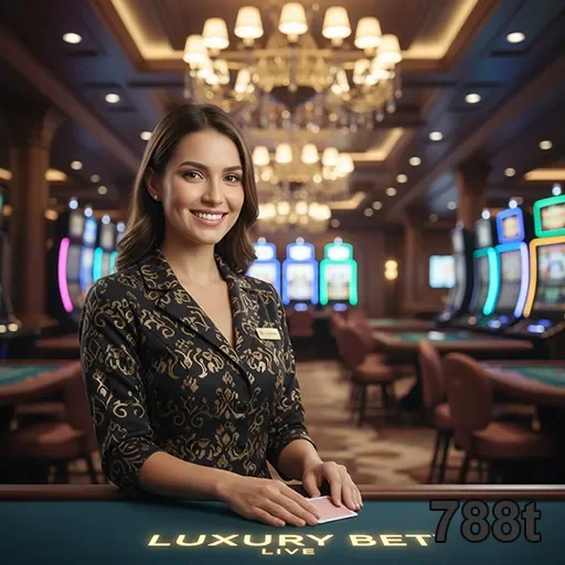 Ilustração de Explore jogos de slots rápidos na 788t com suporte VIP